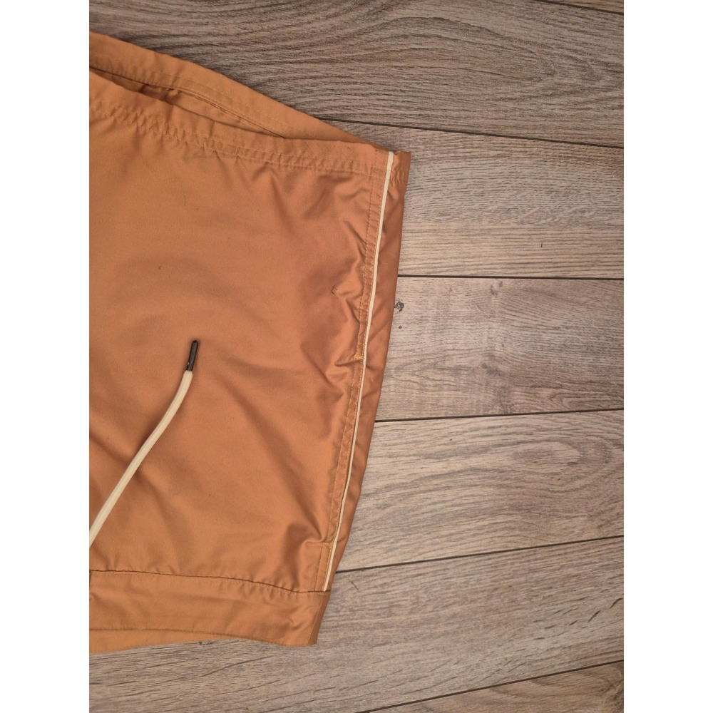 Dandy Del Mar Mens Bronze Orange Lace Up Swim Trunks Board Shorts Size 32 - Picture 4 of 11